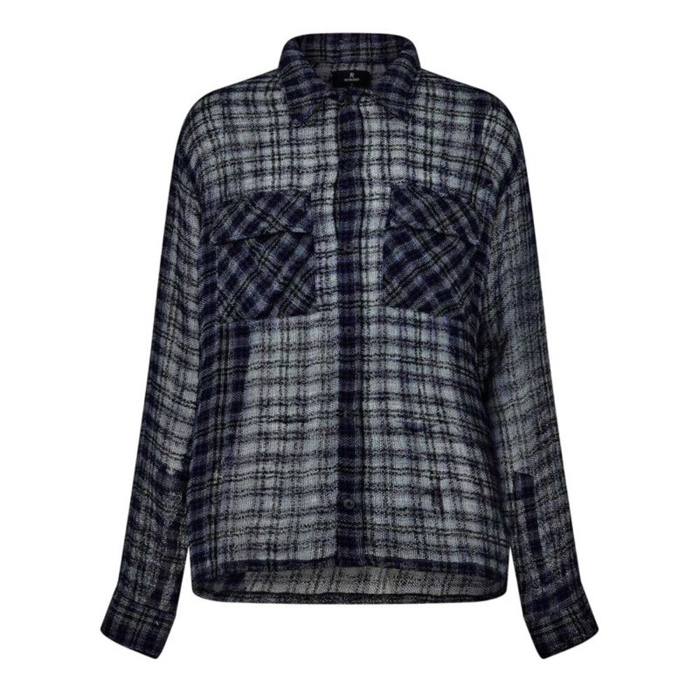 Represent Mens Utility Overshirt / Blue Check